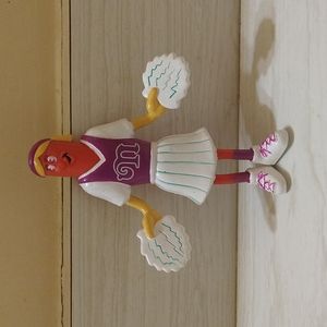 Vintage RARE 1994 Nathan's Famous Hot Dog Cheerleader Figure